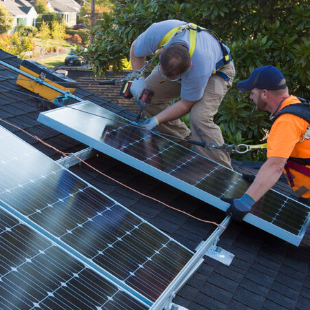 Sistema solar residencial conectado a la red de 8kW en Florida