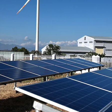 Sistema solar híbrido comercial de 15kW en China